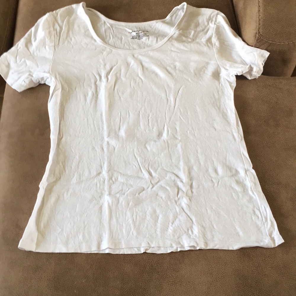 White tee
